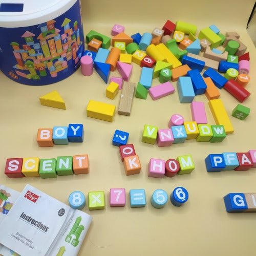 Count & Spell Blocks Set of 100 Pcs