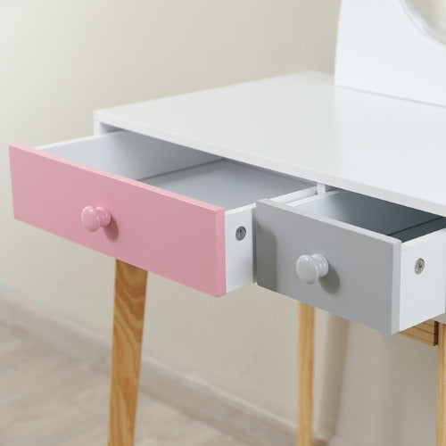 Maya Dressing Table with Stool