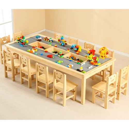 Group Rectangular Lego Table