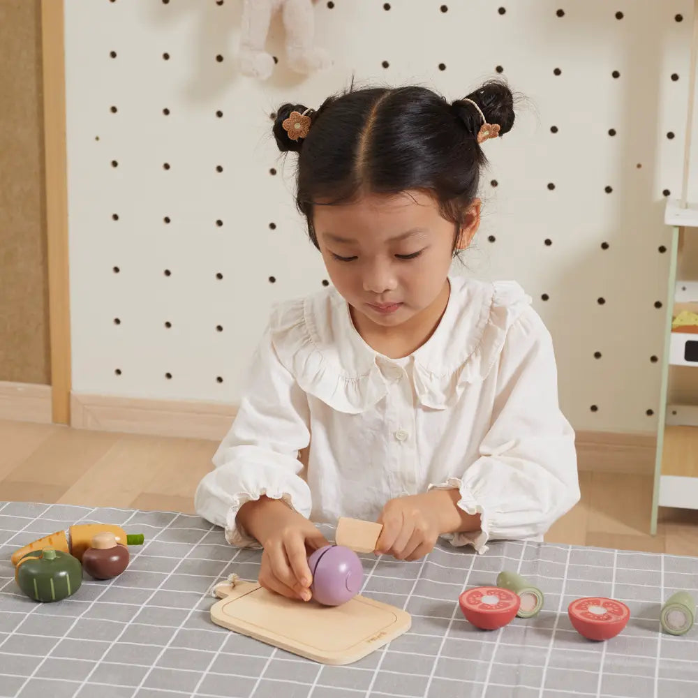 Wooden Vegetable Cutting Set