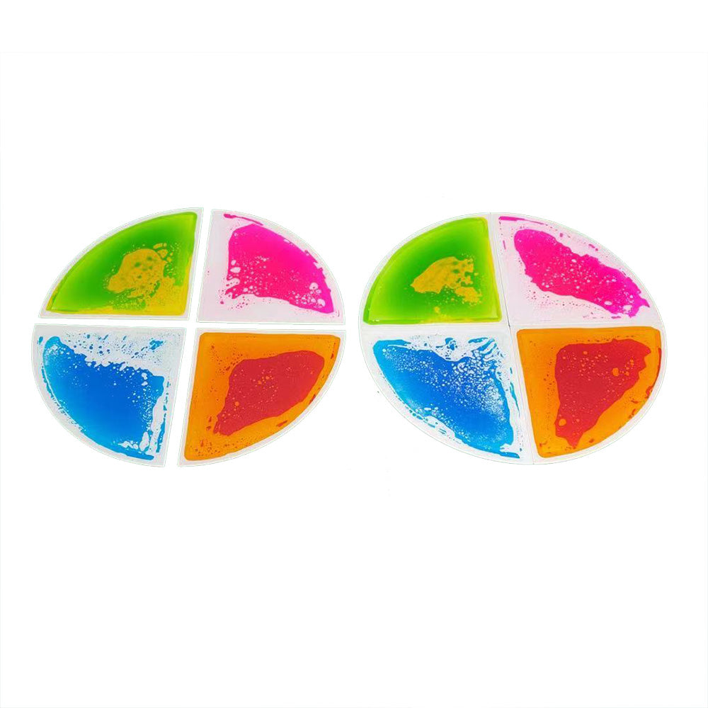 Pressure Sensitive Color Changing Liquid 4Pcs Circle