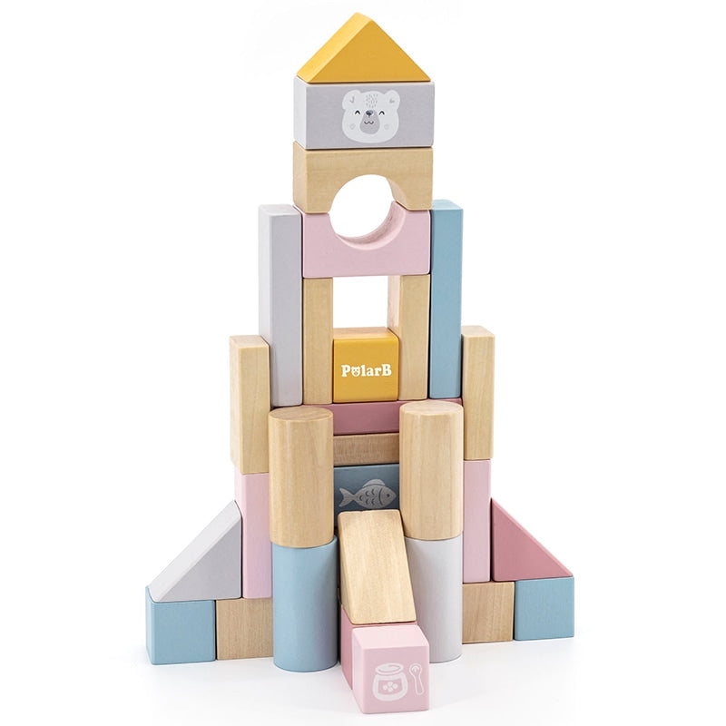 Wooden Blocks – 60pcs