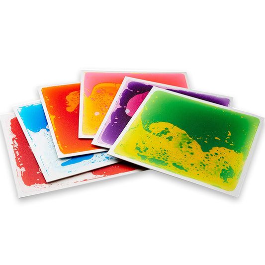 Playlearn Liquid Floor Tiles 6pc Square