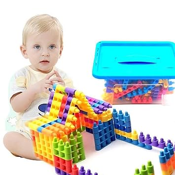 Interconnecting Bullets Stacking Blocks 105 Pcs