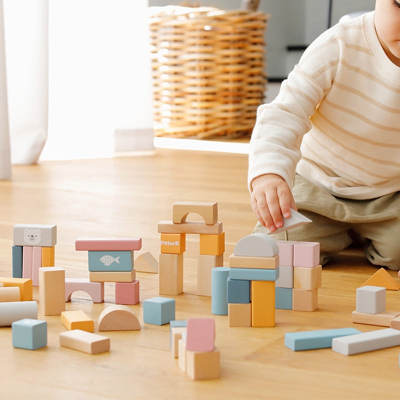 Wooden Blocks – 60pcs