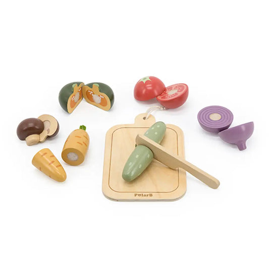 Wooden Vegetable Cutting Set