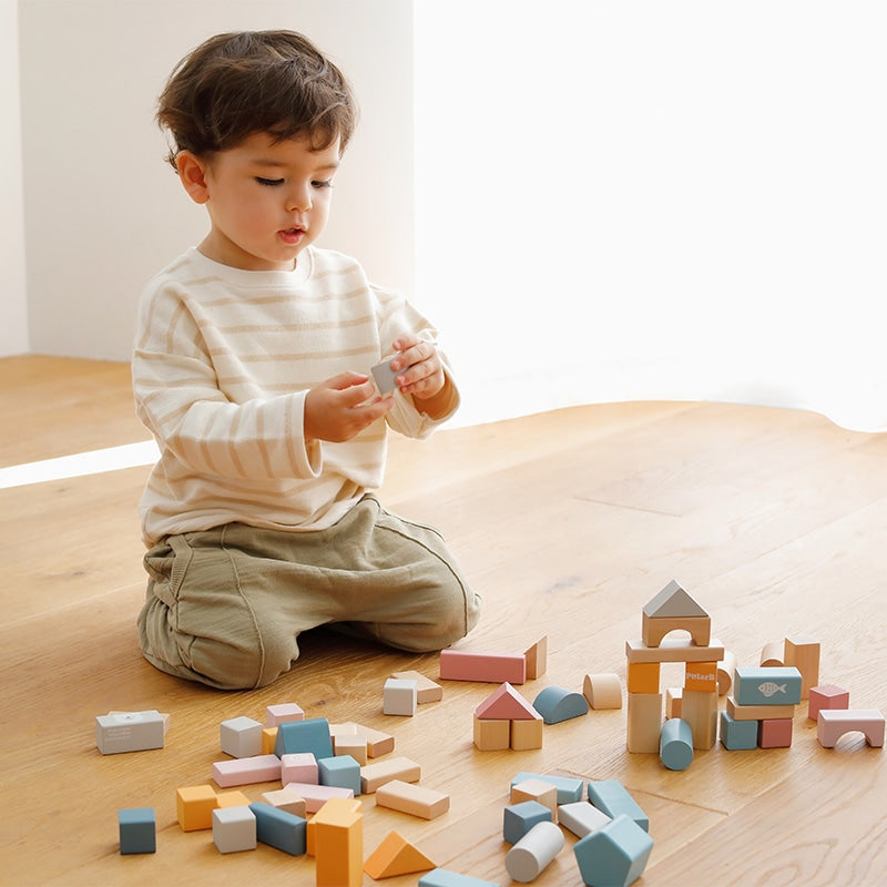 Wooden Blocks – 60pcs
