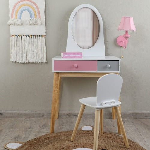 Maya Dressing Table with Stool