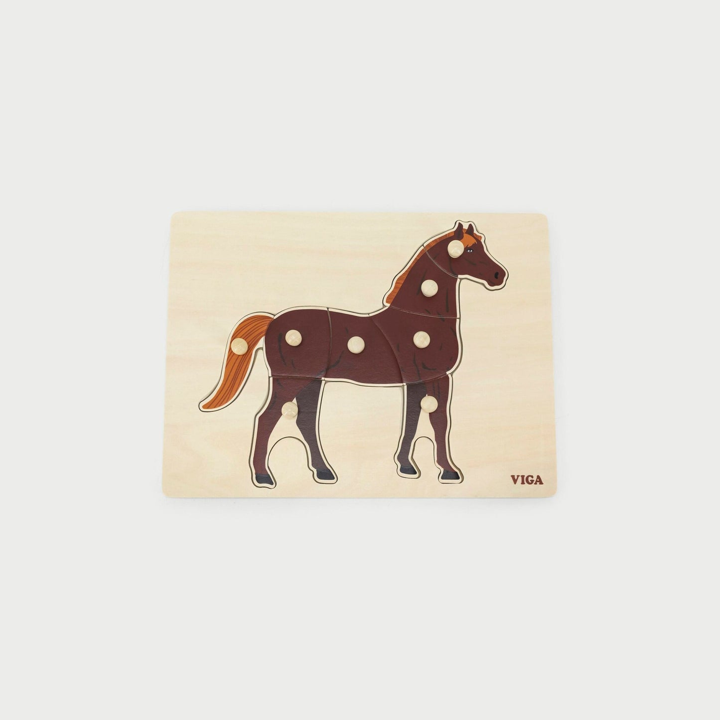 Wooden Horse Puzzle