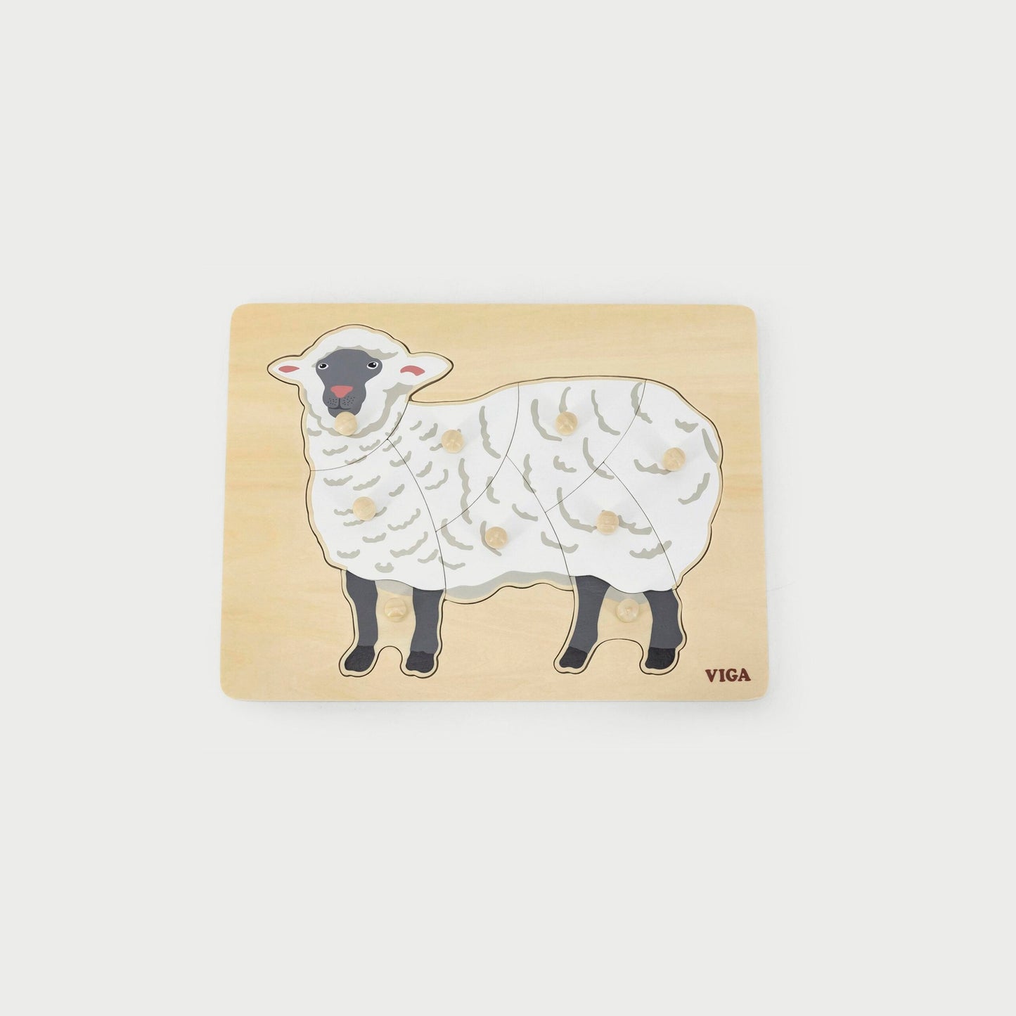 Wooden Sheep Puzzle