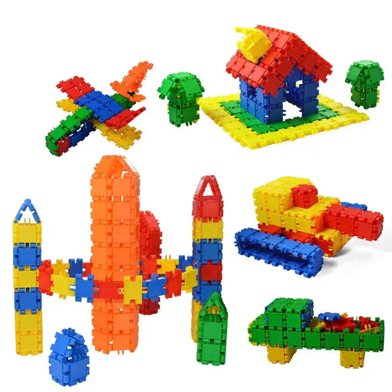 110 KITI KITS Building Blocks Educational Bricks for Kids (Age 4 to 12 Multi Color)