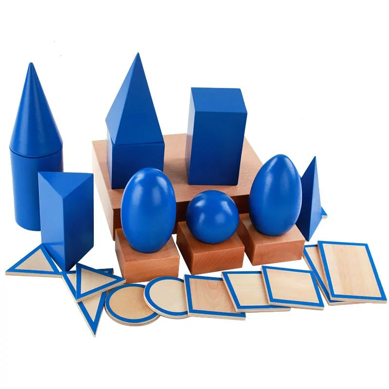 Wooden Montessori Geometry Set