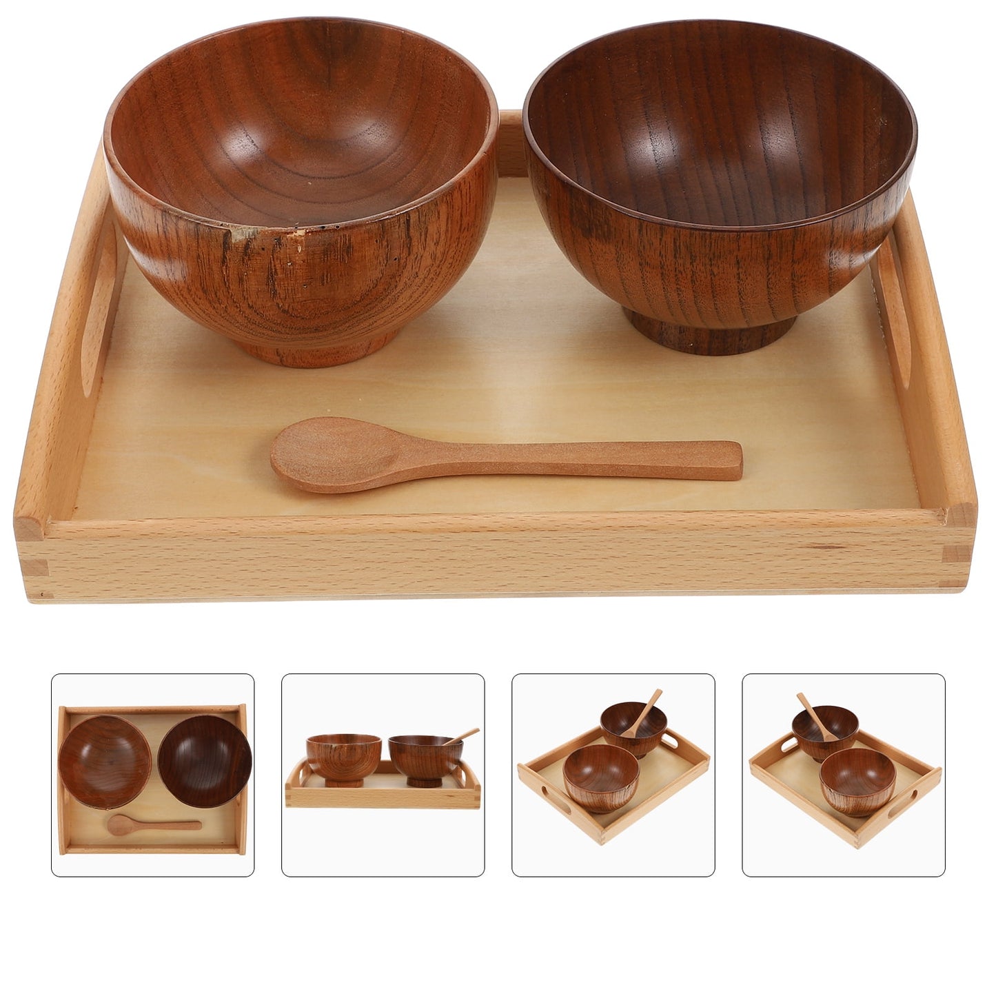 Wooden Spoon Teaching Bowl