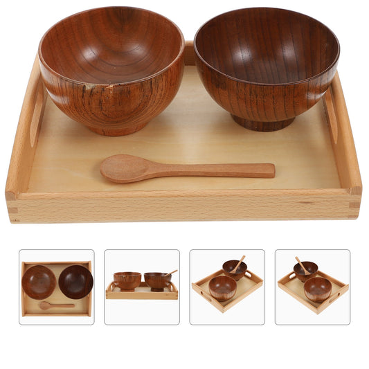 Wooden Spoon Teaching Bowl