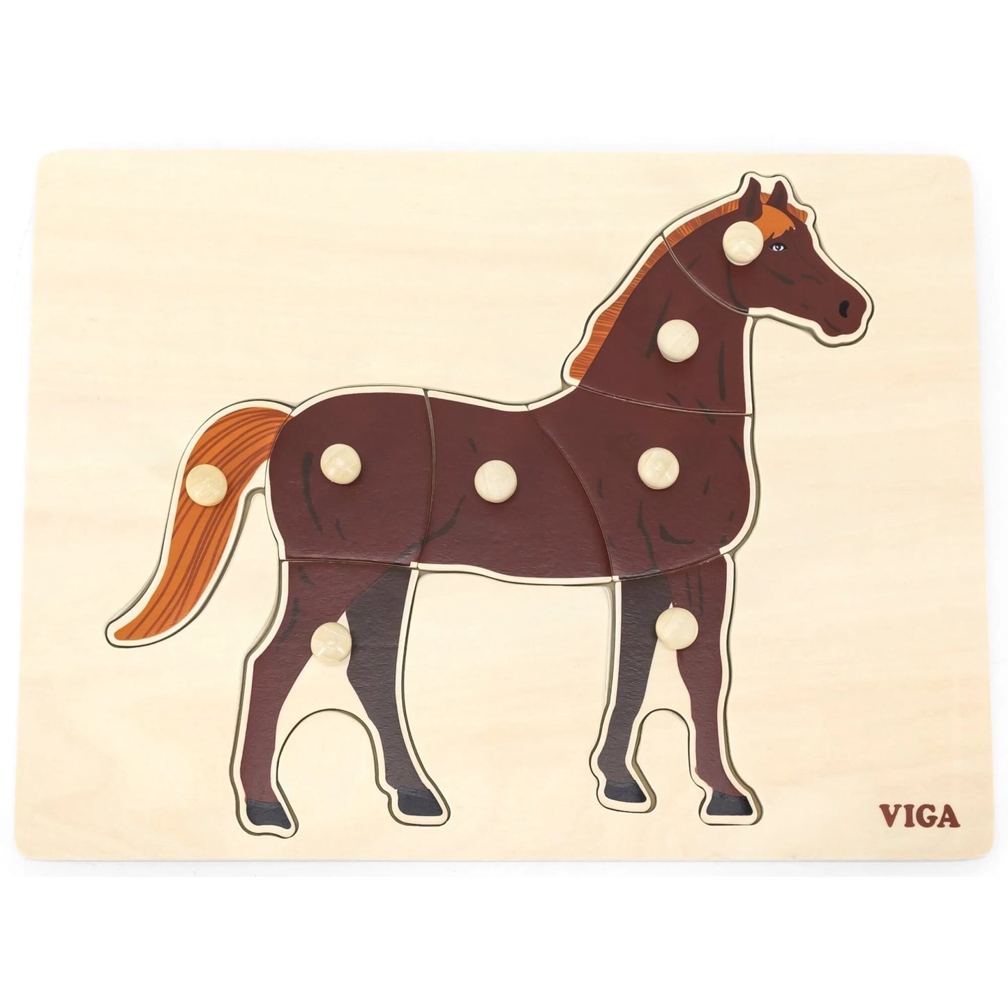 Wooden Horse Puzzle