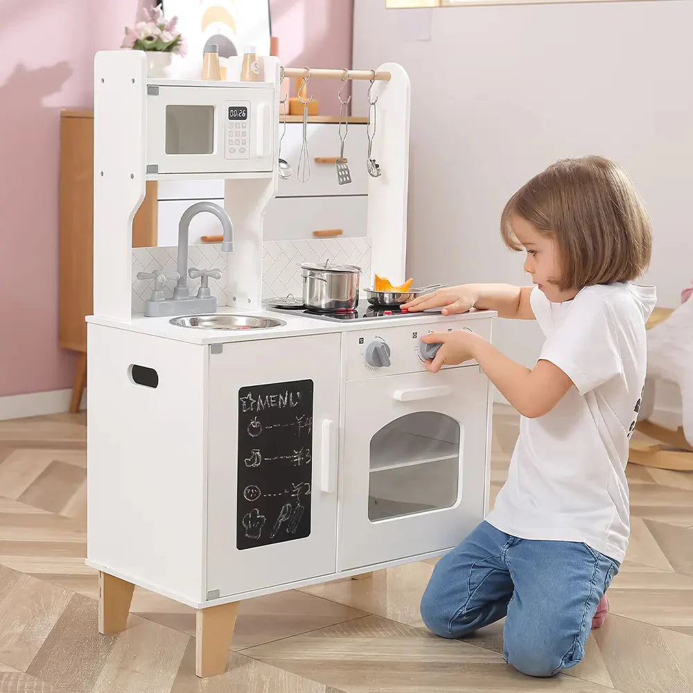 Little Chef's Kitchen with Light and Sound - Classic Pink & White