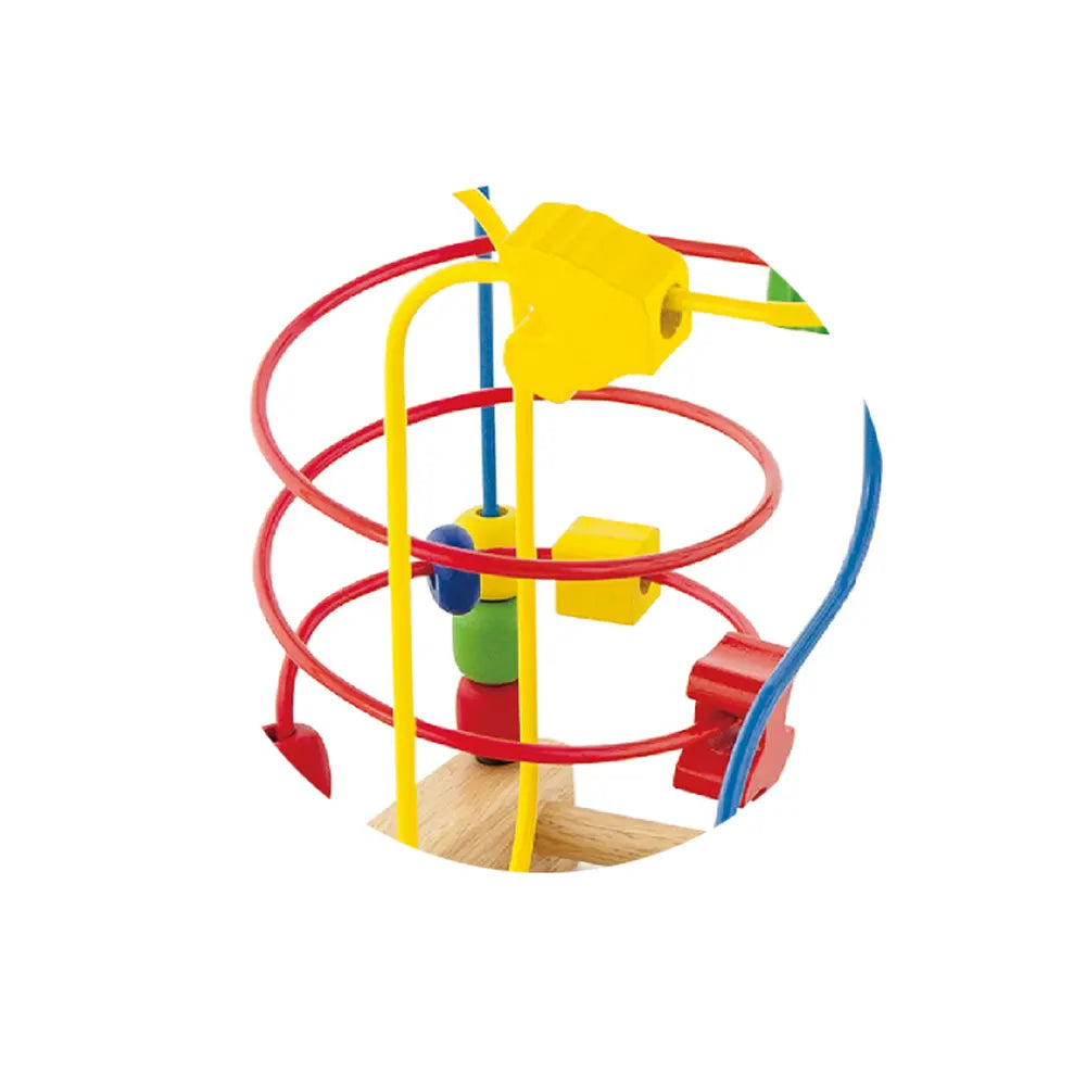 Wooden Farm Beads Maze