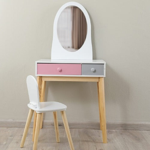 Maya Dressing Table with Stool