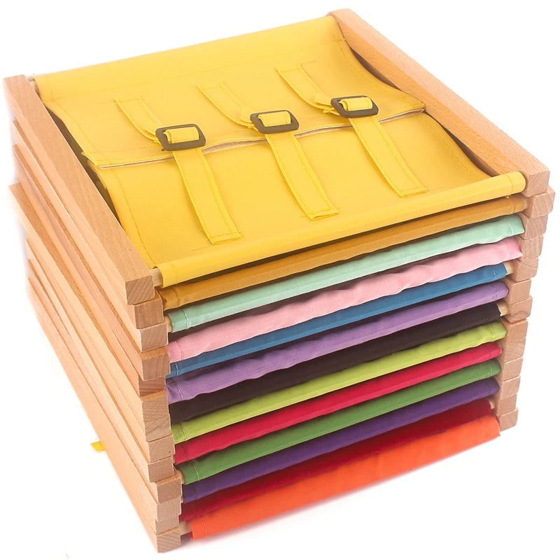 Montessori Buttons Dressing Frames 12 Pcs
