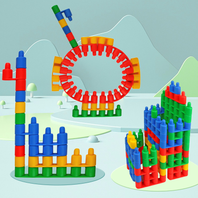 Interconnecting Bullets Stacking Blocks 105 Pcs