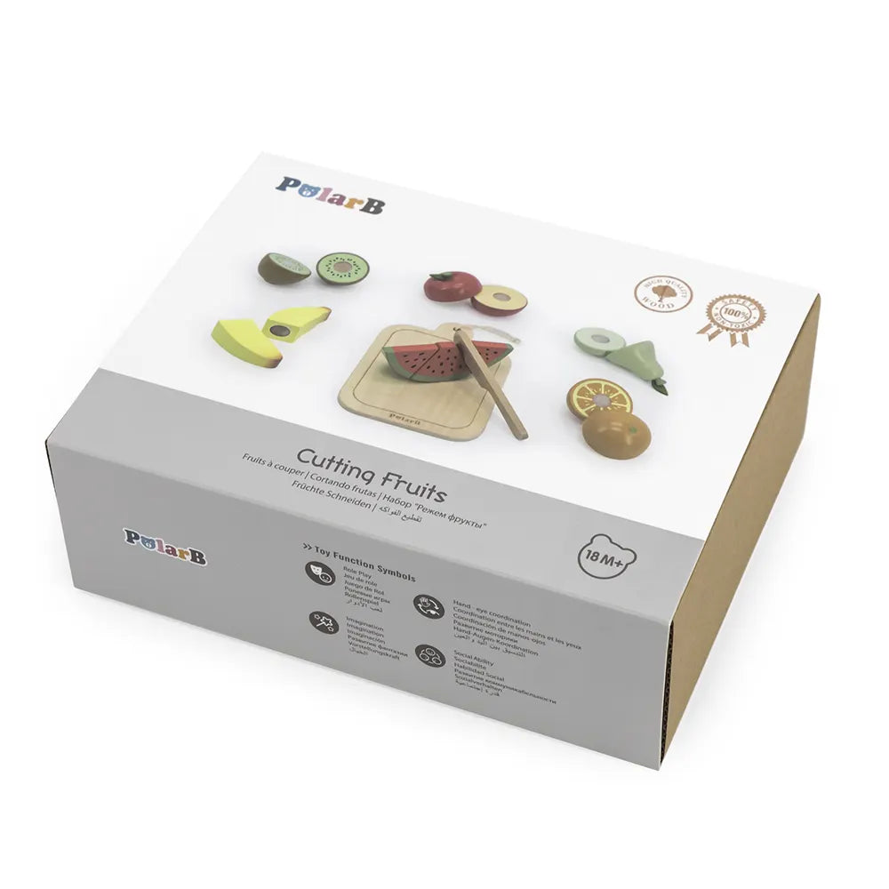 Wooden Fruit Cutting Set