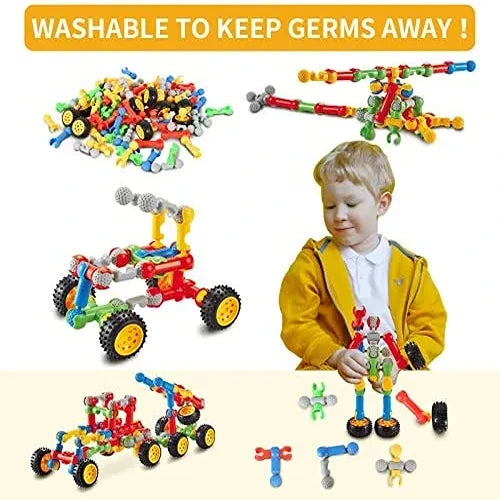 Ball And Socket Construction Engineering Building Set STEM Learning Toys(320pcs)