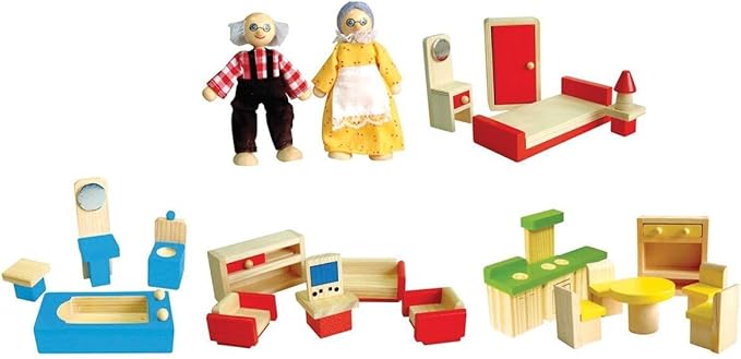 New Classic Doll House with Accessorie