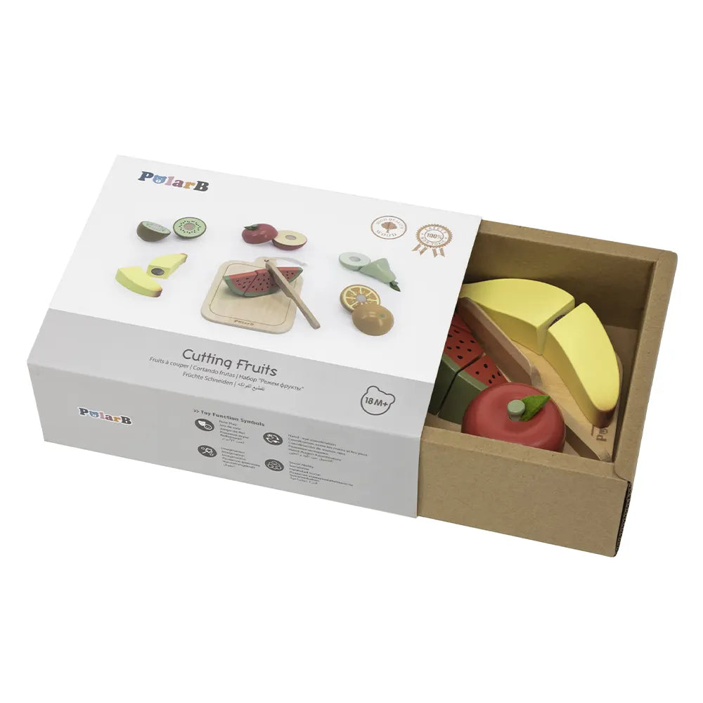Wooden Fruit Cutting Set