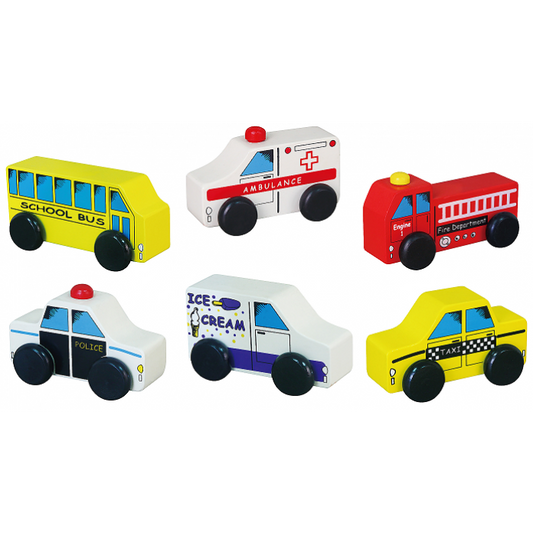 City Vehicles 6 Piece Set