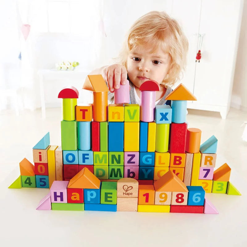 Count & Spell Blocks Set of 100 Pcs
