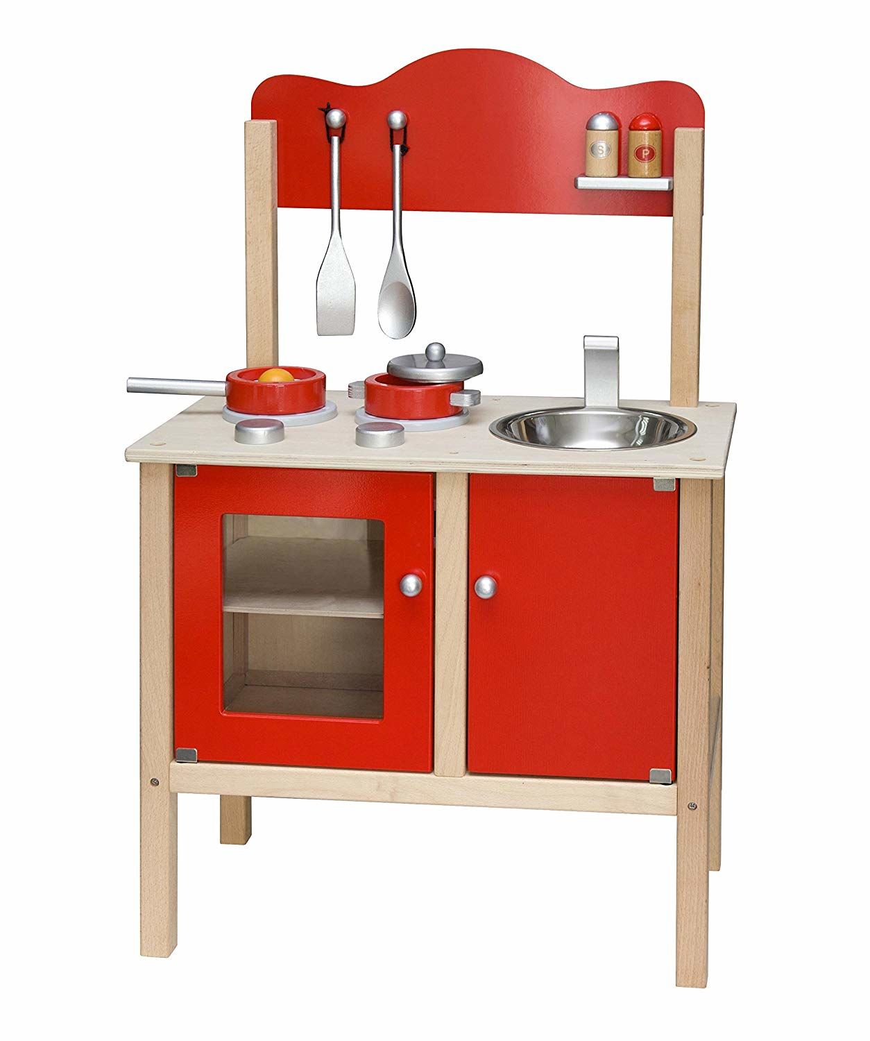 Noble Kitchen Red with accessories