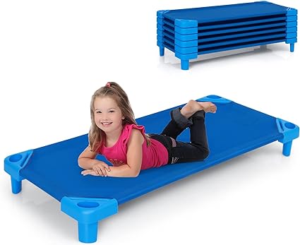 Kids Stackable Kiddie Cot, Toddler Size
