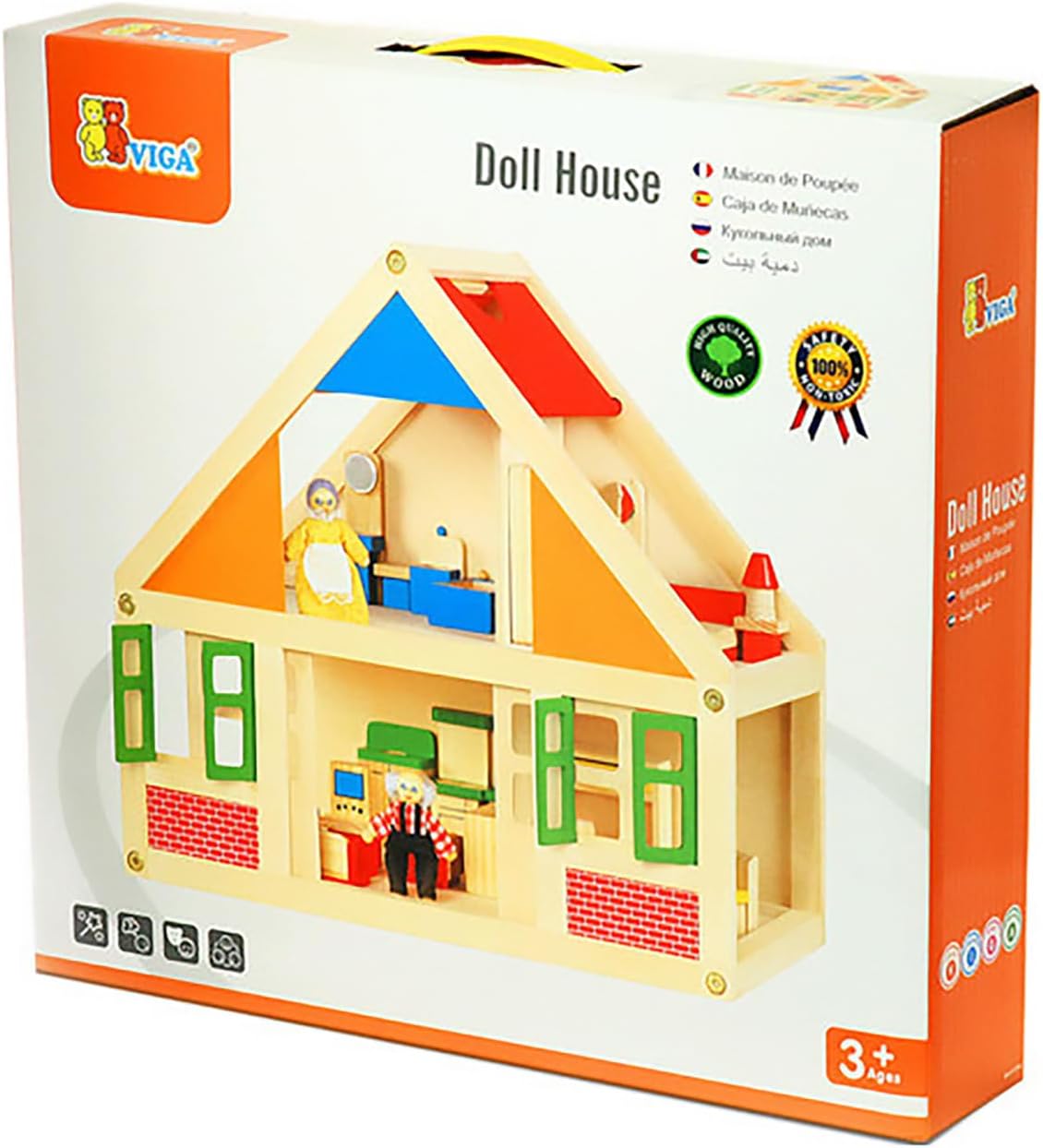 New Classic Doll House with Accessorie