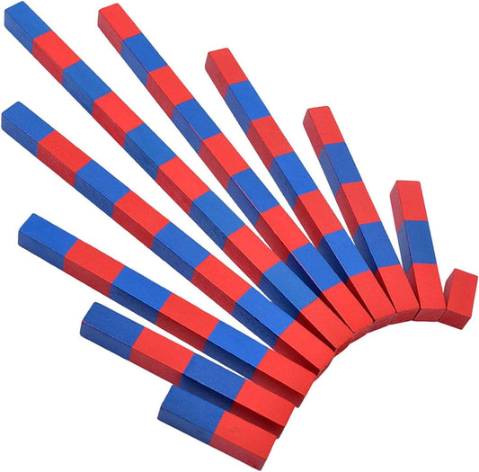 Montessori Number Bar Counting Stick Matching Game Convenient Multi-Purpose Educational Math Teaching Materials for Kids