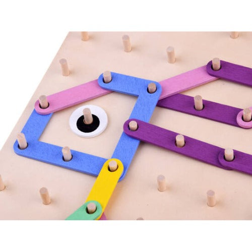 Large Nail Board Puzzle