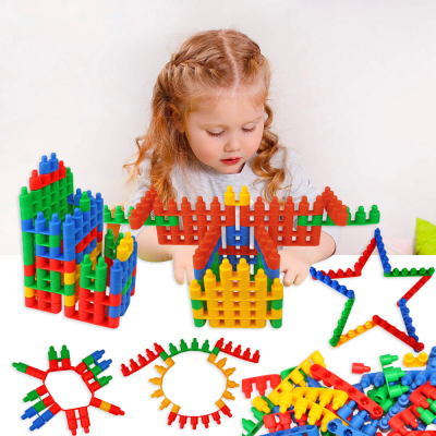 Interconnecting Bullets Stacking Blocks 105 Pcs
