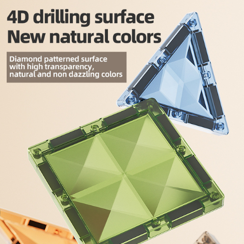 3D Magic Magnetic Tiles 48 Pcs