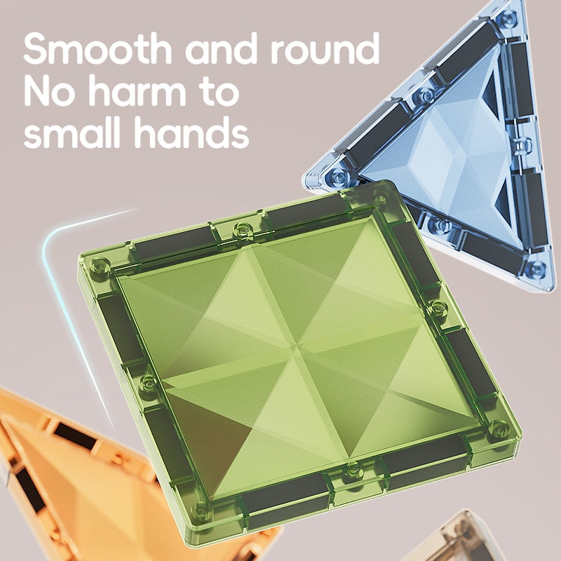 Magnetic Building Blocks 124 Pcs