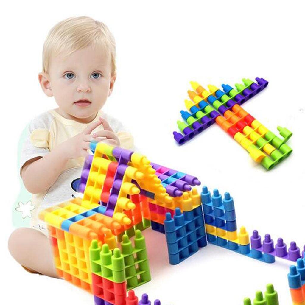 Interconnecting Bullets Stacking Blocks 105 Pcs