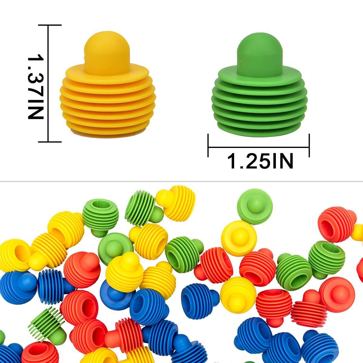 Edu Manipulative Shapes 100 pcs