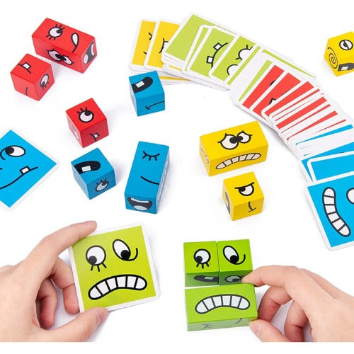 Expression Puzzle Building Blocks