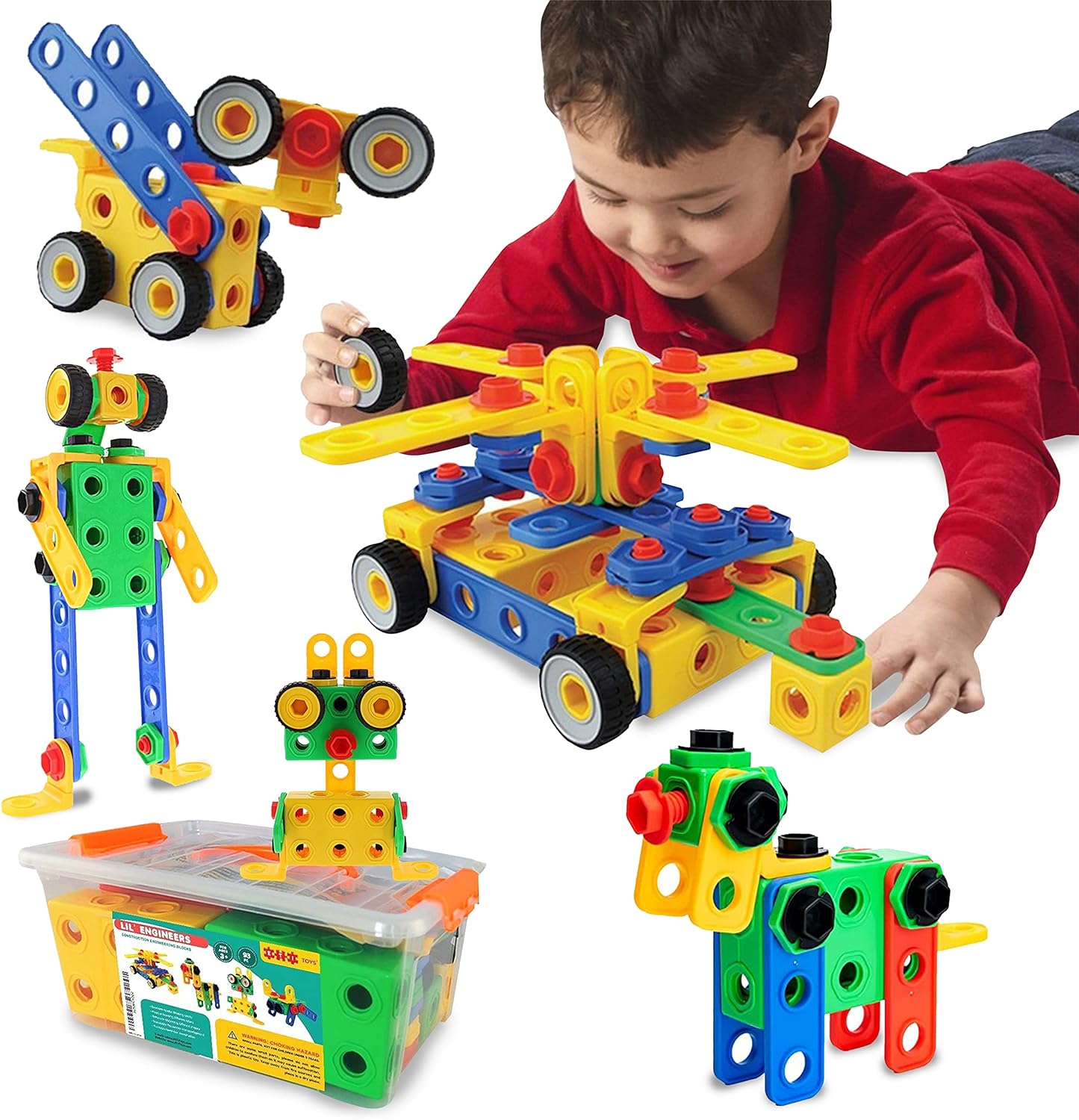 Construction Engineering 85 Pcs Building Blocks