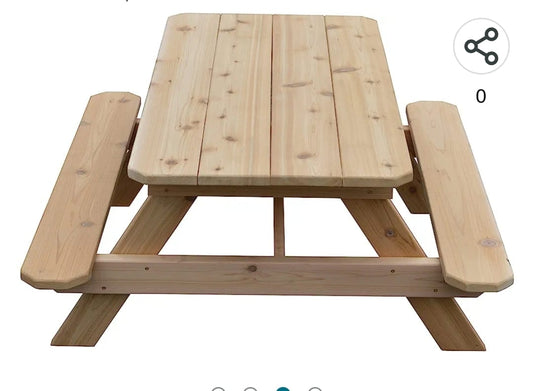 Picnic Table Large Wooden
