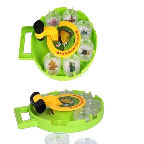 Field Microscope Insect Bug Collection and View Box Magnifying Glass