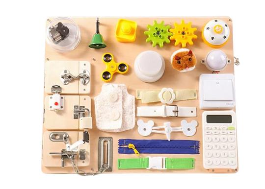 Double Sided Sensory Play Activity Board