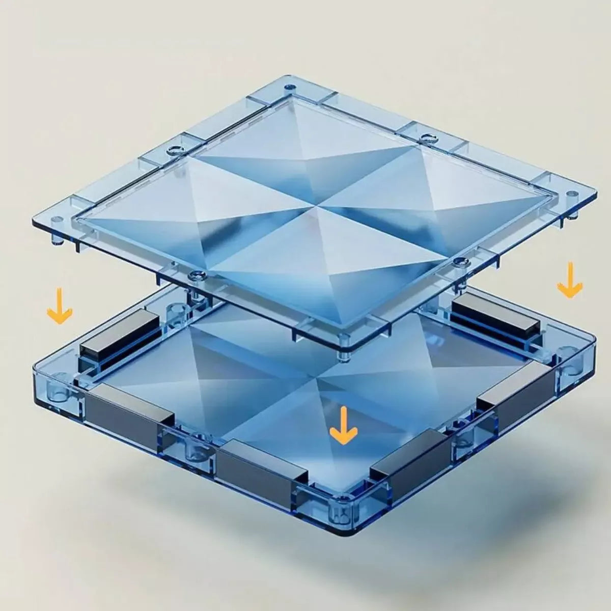 3D Magnetic Tiles 78 Pcs