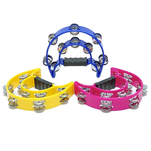 Half Moon Tambourine (Set of 3)