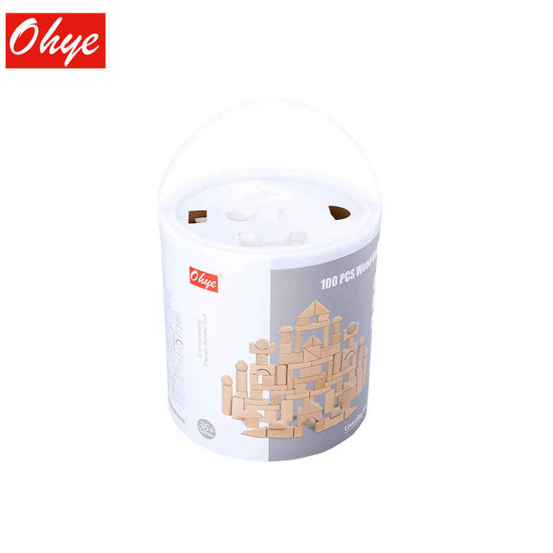 Wooden Building Blocks 100 pcs