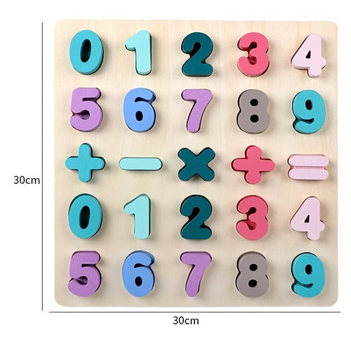 0 to 9 Digital Puzzle Board