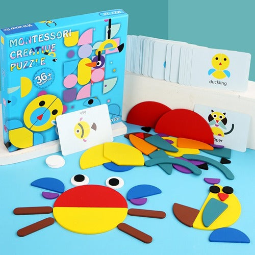 Montessori Creative Puzzle 50 Cards